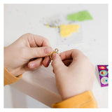 Fabriquer des bracelets à remplir Totum - kit de bricolage pour filles à partir de 4 ans - remplir des bracelets en tube avec plus de 2400 pierres aux couleurs gaies - bracelets en tube