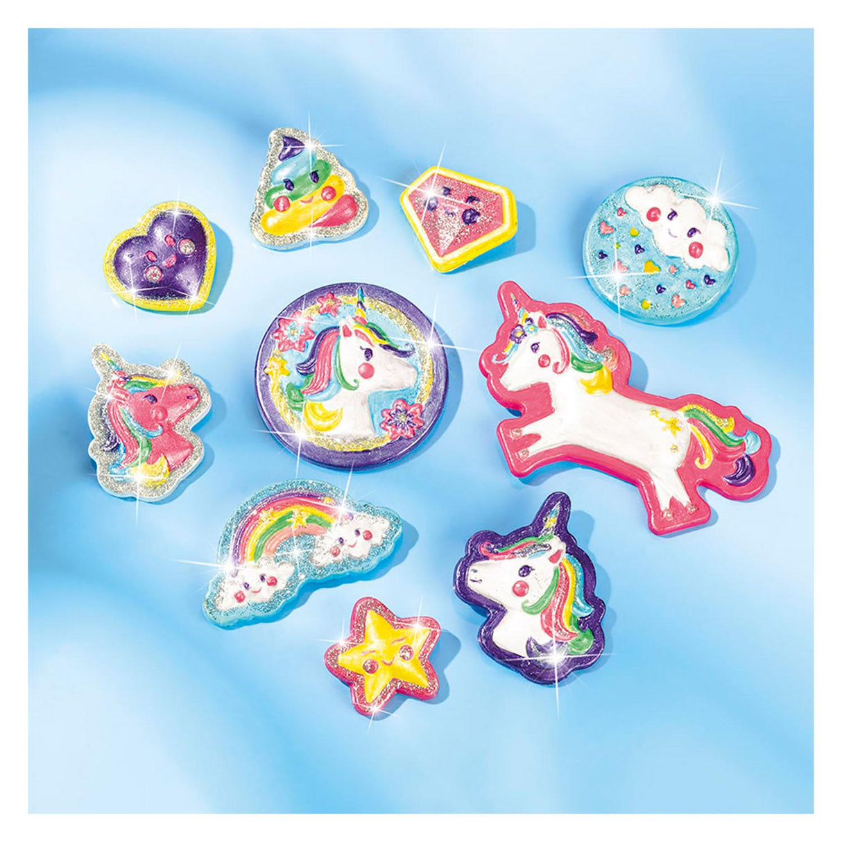 Licorne Totum - moulage en plâtre et peinture