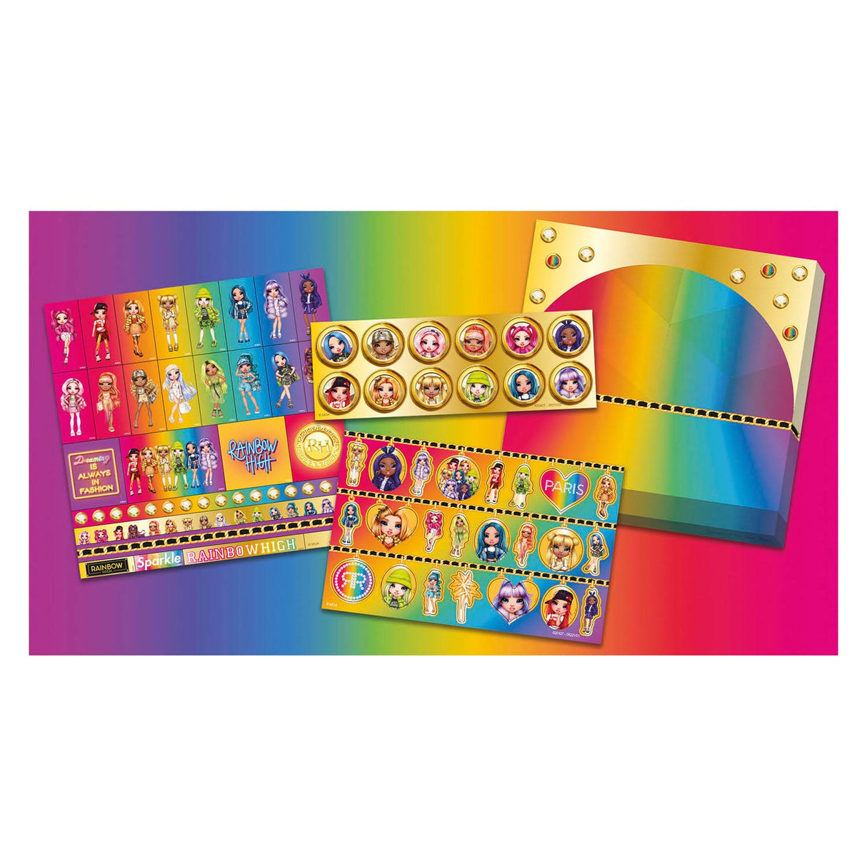 Ensemble d'autocollants Rainbow Totum Rainbow