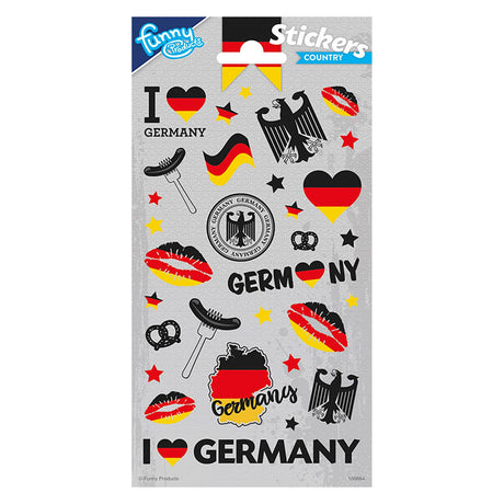 Feuille d'autocollants Totum Allemagne