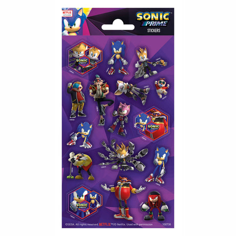 Feuille d’autocollants Totum scintillante sonic
