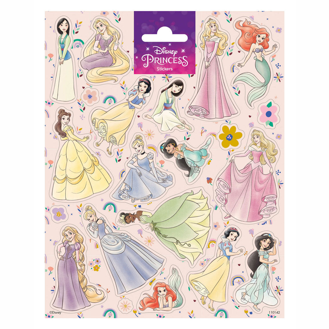 Planche d'autocollants Totum Princesse Disney