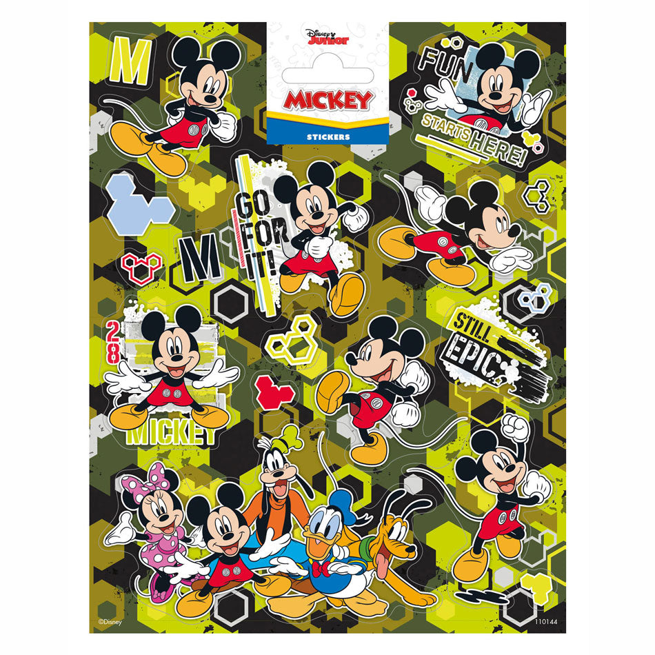 Feuille d'autocollants Totum Mickey Mouse