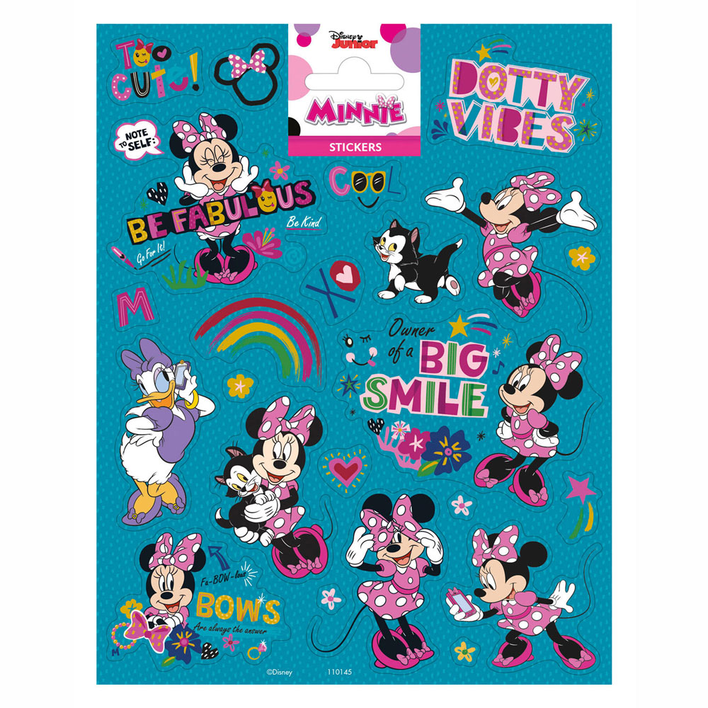 Feuille d'autocollants Totum Minnie Mouse