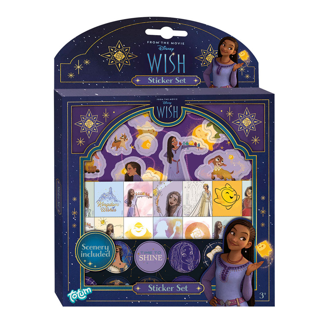 Totum Disney souhait - ensemble d'autocollants