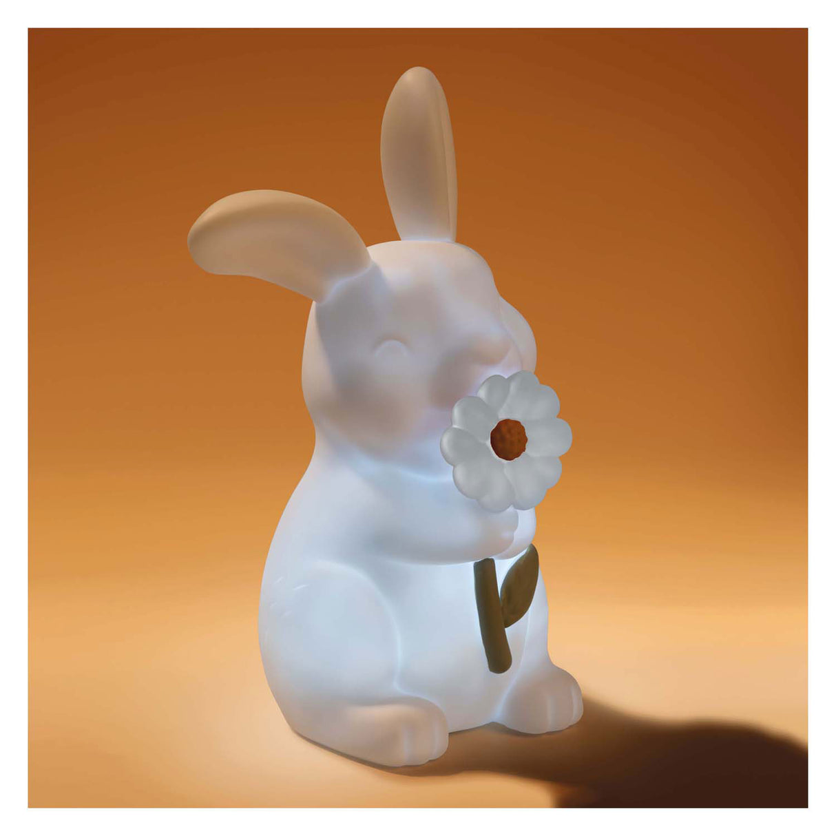 Petite lampe de nuit hollandaise lapin