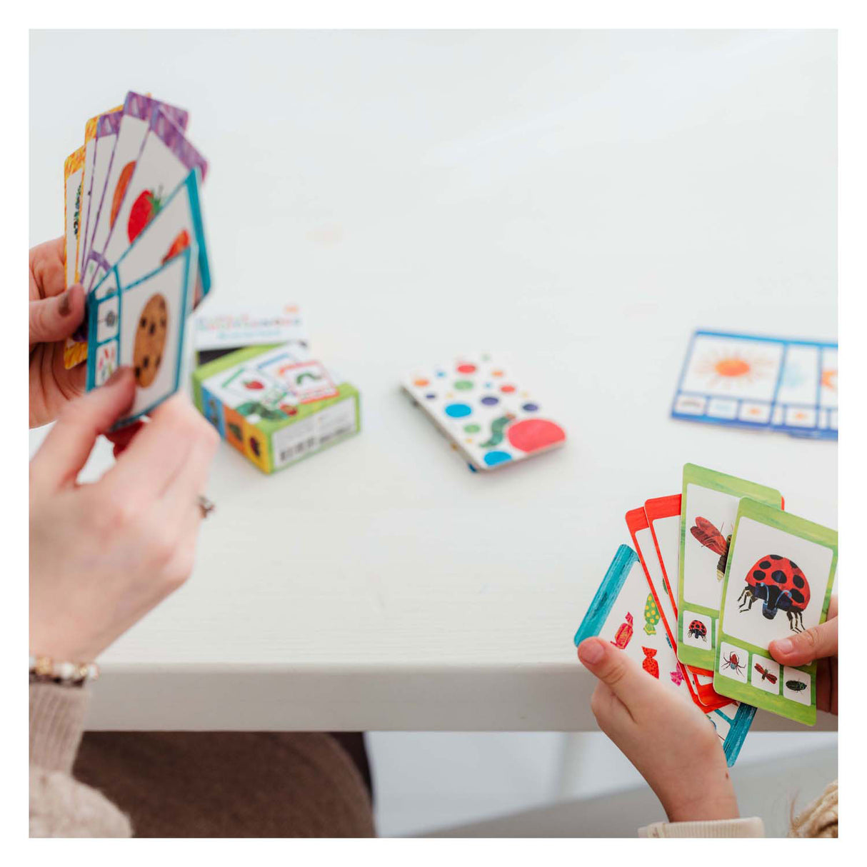 Bambolino chenille jamais assez quatuor - jeu éducatif cadeau conseil vacances - 32 cartes, 8 quatuors - à partir de 3 ans - jouets