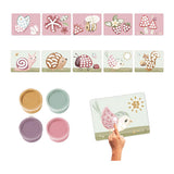 Petit kit de peinture au doigt hollandais jardin de fées