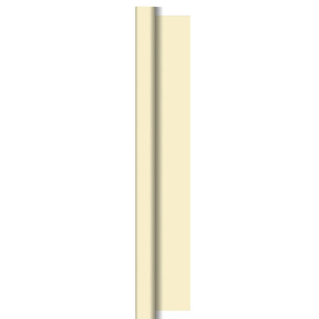 Nappe damassé Duni papier118cmx8m crème