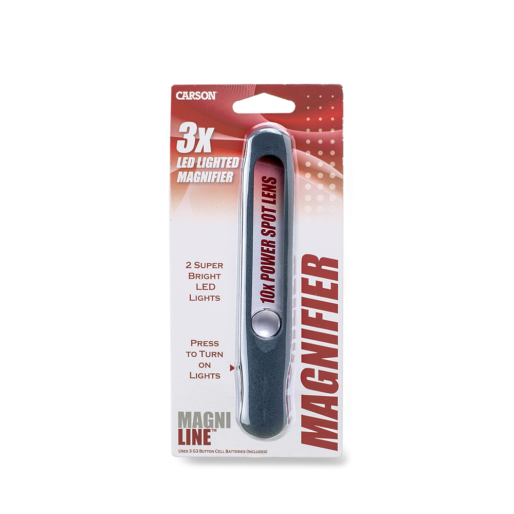 Carson Reading Intinial Mangline MT-25 avec LED et Spotlens 3x160 mm