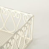 Boltze home porte-serviettes métal blanc