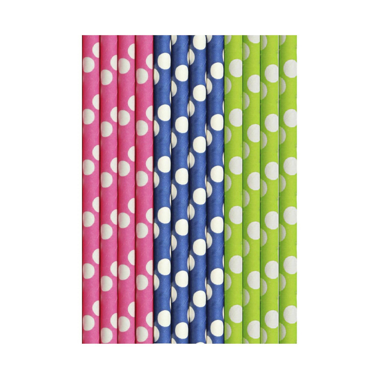Pailles en papier Duni cocktail points 25 pcs