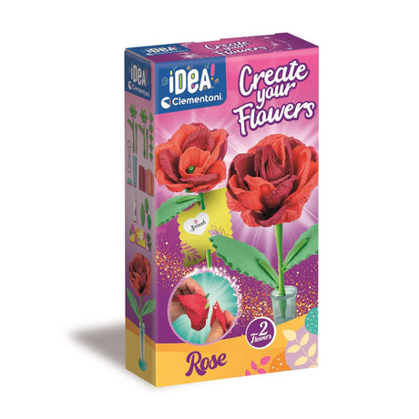 Clementoni créez vos fleurs -rose