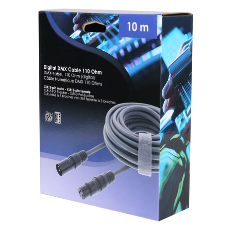 Benel câble xlr 3 broches xlr mâle vers femelle 10m