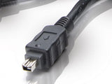 Câble Conceptronic cc44fw18 firewire 400, 4-p 1,8 m, noir, m m, 400 mbit s, ieee 1394 1394a