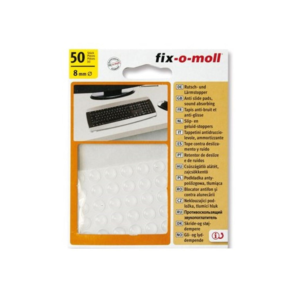 Fix-o-moll silencieux 50pcs 12mm trans