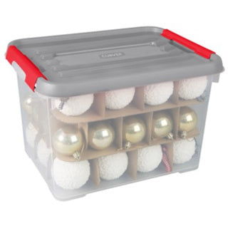 Curver boîte de rangement Noël 50 litres incl. carton intermédiaire