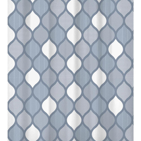 Rideau de douche maison hollandaise bleu brest 180x200cm