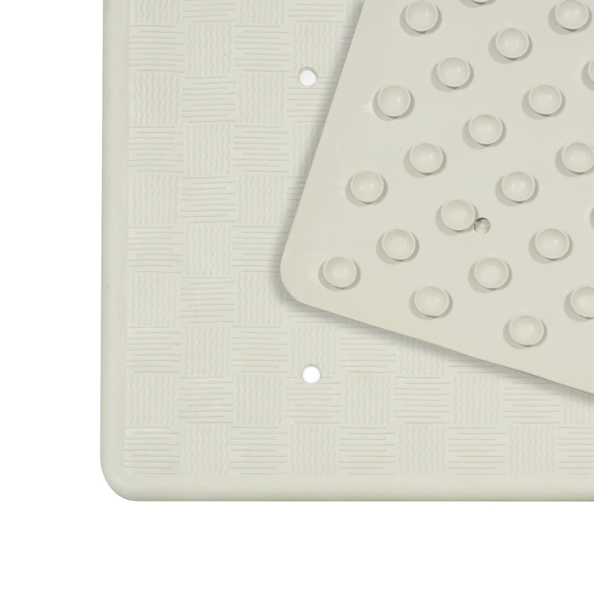 Tapis de douche Dutch House en caoutchouc 54x54cm blanc