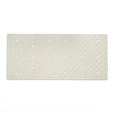 Tapis de bain maison hollandaise caoutchouc 35x75cm blanc