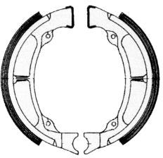 Newfren Brake Segment GF1196 TS-X bakre