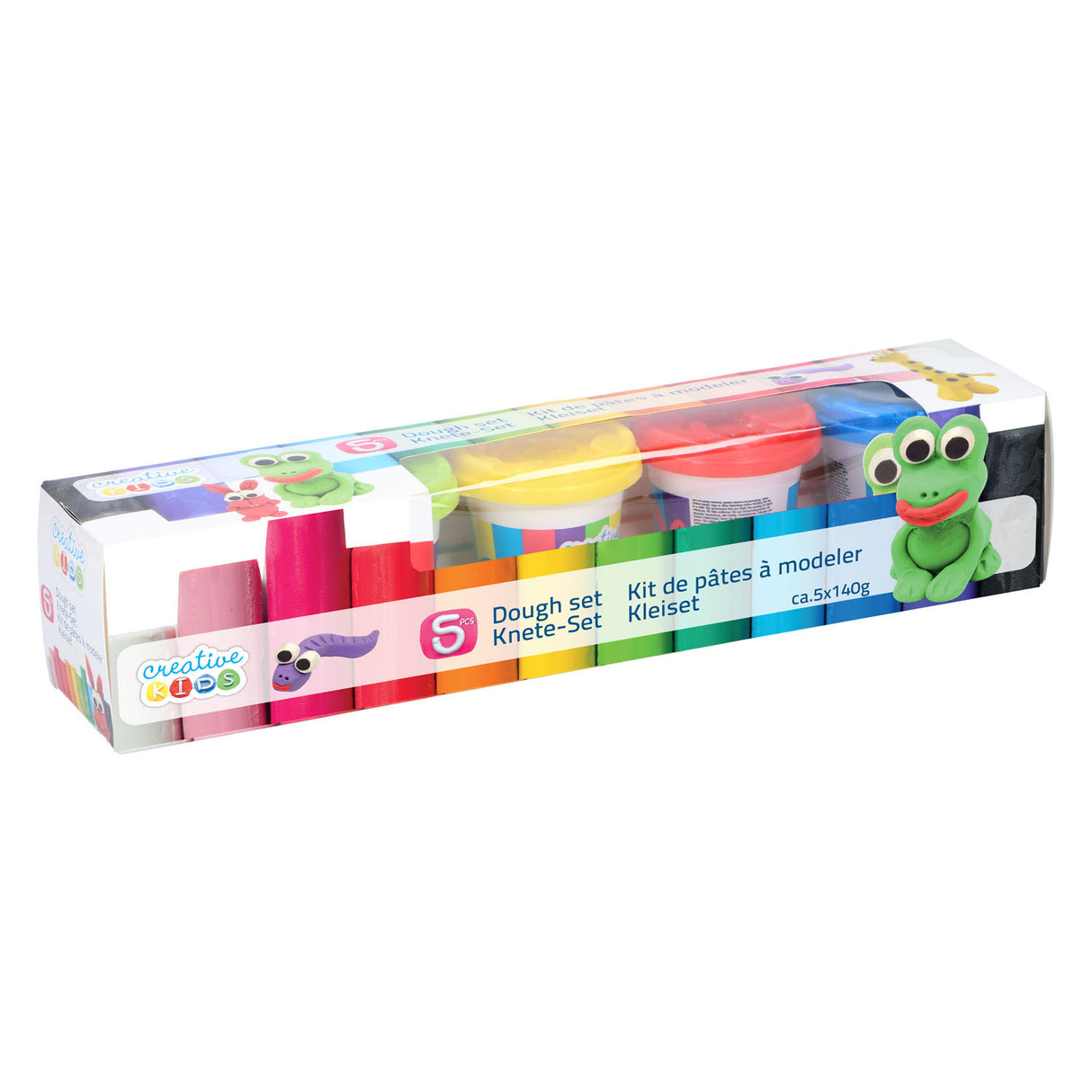 Speelklei - 5 pots en argile