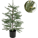 Sapin de Noël avec LED 60 cm