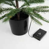 Sapin de Noël avec LED 60 cm
