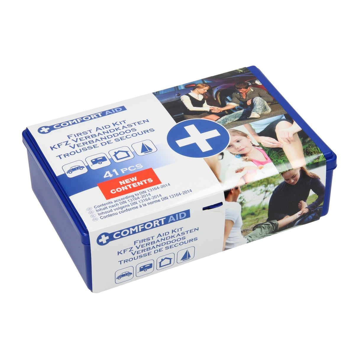 Trousse de premiers secours, 41 pièces.