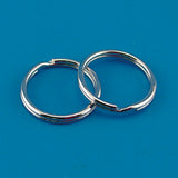 Vaessen creative • bague brisée en acier 25mm 10pcs argent