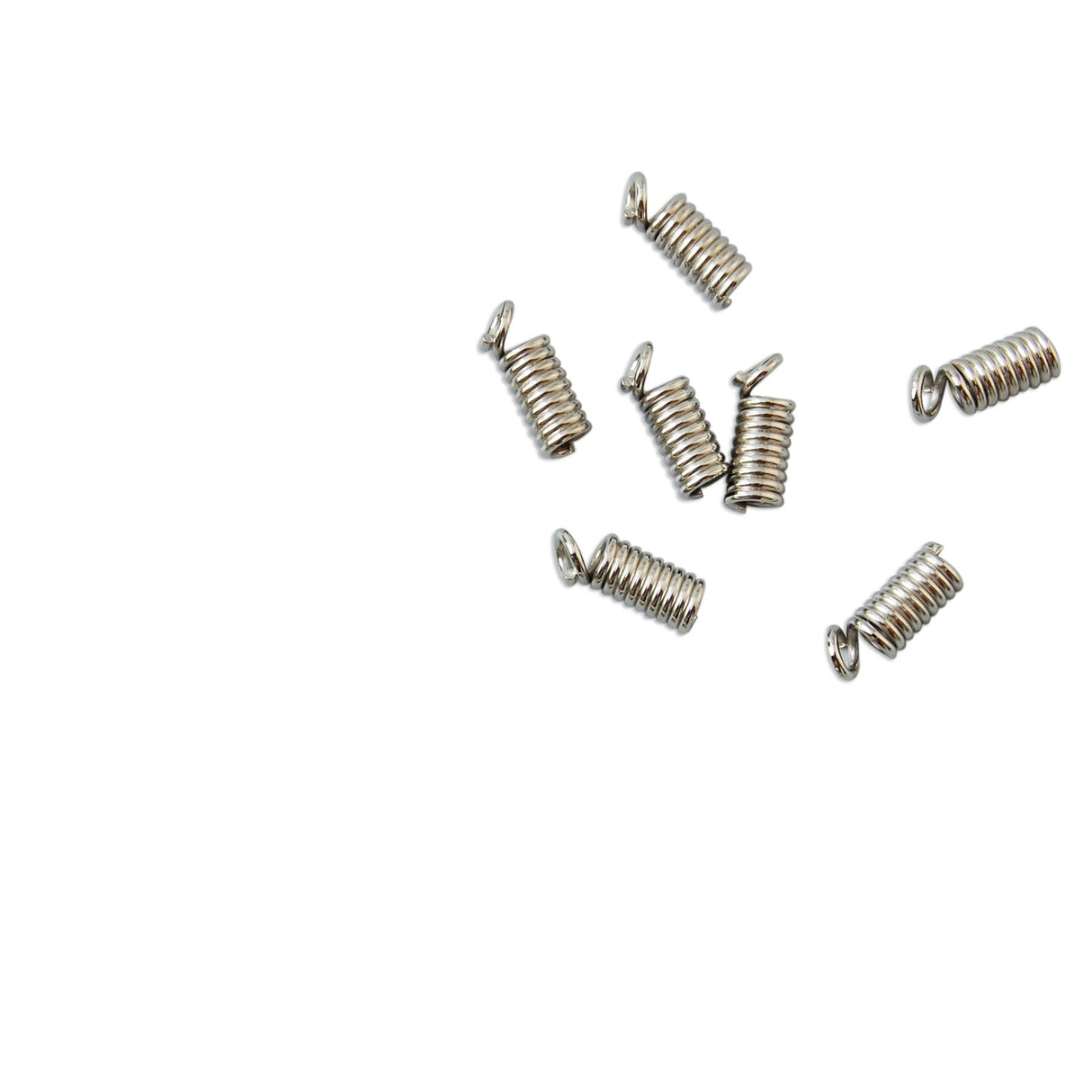 Vaessen creative • bout de chaîne spirale 4x8mm 16pcs argent