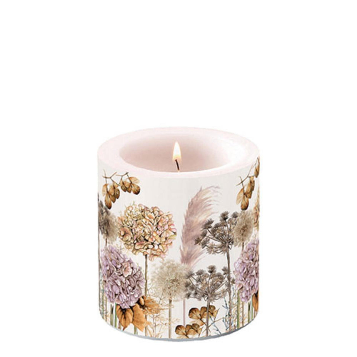 Bougie Ambiente petites fleurs séchées