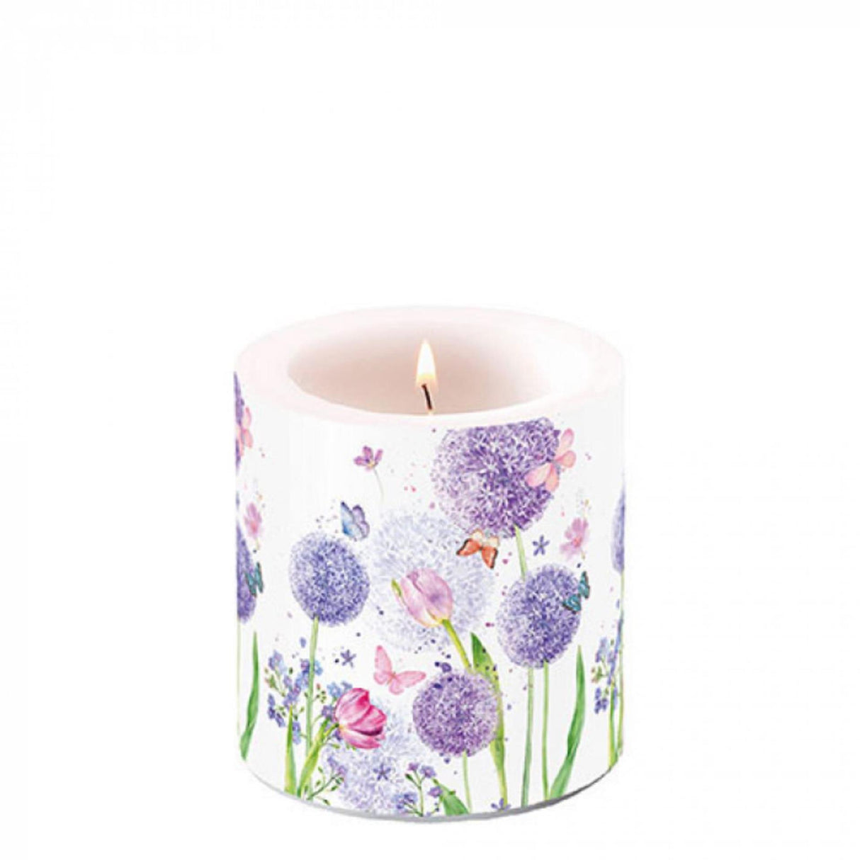 Bougie d'ambiance petite fleur beauté