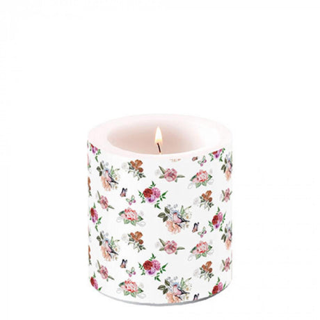 Bougie d'ambiance petite charlotte blanche