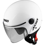 Axxis Helm quadratisch massives glänzend weiß l