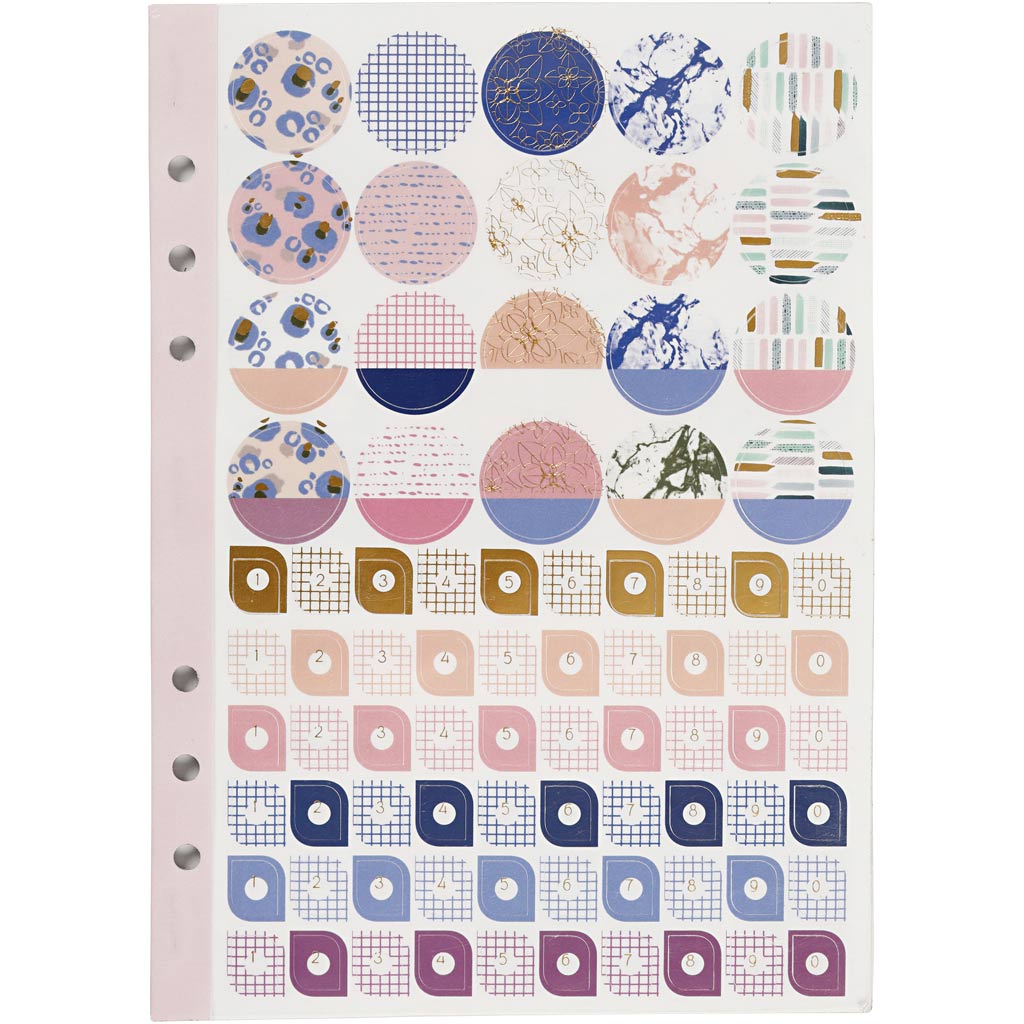 Creativ Company StickerBoek Bloemen A5 pour Planner, 578st.