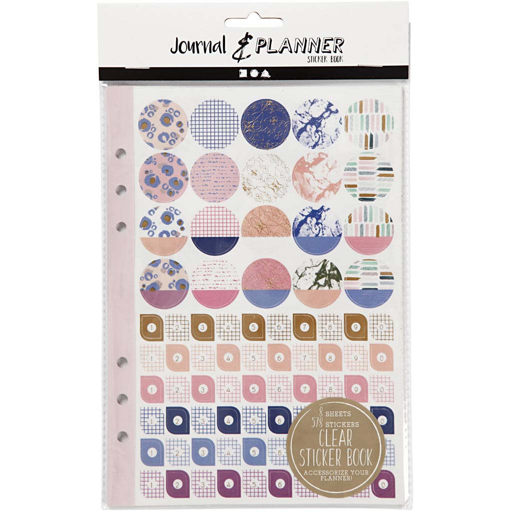 Creativ Company StickerBoek Bloemen A5 pour Planner, 578st.
