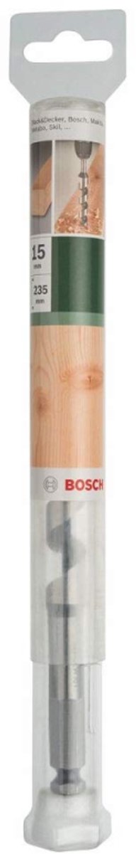 Bosch - foret serpent à bois, hexagonal 15,0 x 160 x 235 mm
