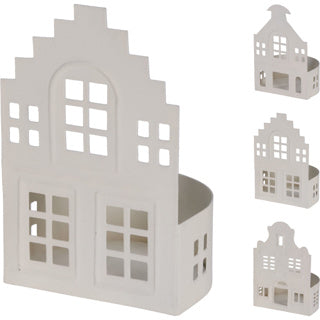 Maison 12cm 3culs blanche