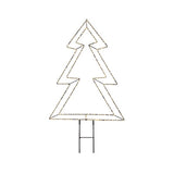 Arbre micro LED en métal stable longueur extérieure 1 cm x l.45 cm x h.60 cm