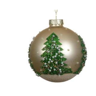 Boule de Noël en verre dia8cm | 12 pièces