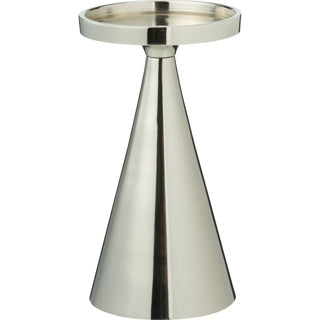 Bougeoir 17cm argent | 3 pièces