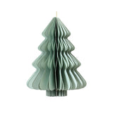 Decoris Pendentif de Noël Sapin de Noël papier vert 15cm