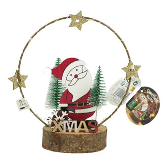 Figurine de Noël sur LED standard 4 assorties | 12 pièces