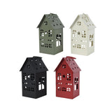 Lanterne en fer 4col assl.8cm x l.8cm x h.15cm