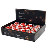 Boule de Noël en verre 4assdia8cm