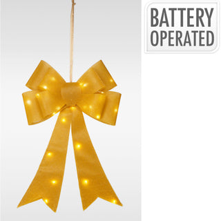 Noeud 61cm LED or | 2 pièces