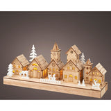 Décor LED contreplaqué stable intérieur l.8cm x l.30cm x h.13.5cm