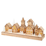 Décor LED contreplaqué stable intérieur l.8cm x l.30cm x h.13.5cm