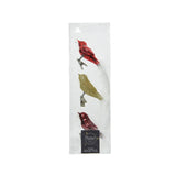 Verre à oiseau brillant, mélange de queue de plumes blanches scintillantes. 3cm x l.8cm x h.3.5cm | 30 pièces